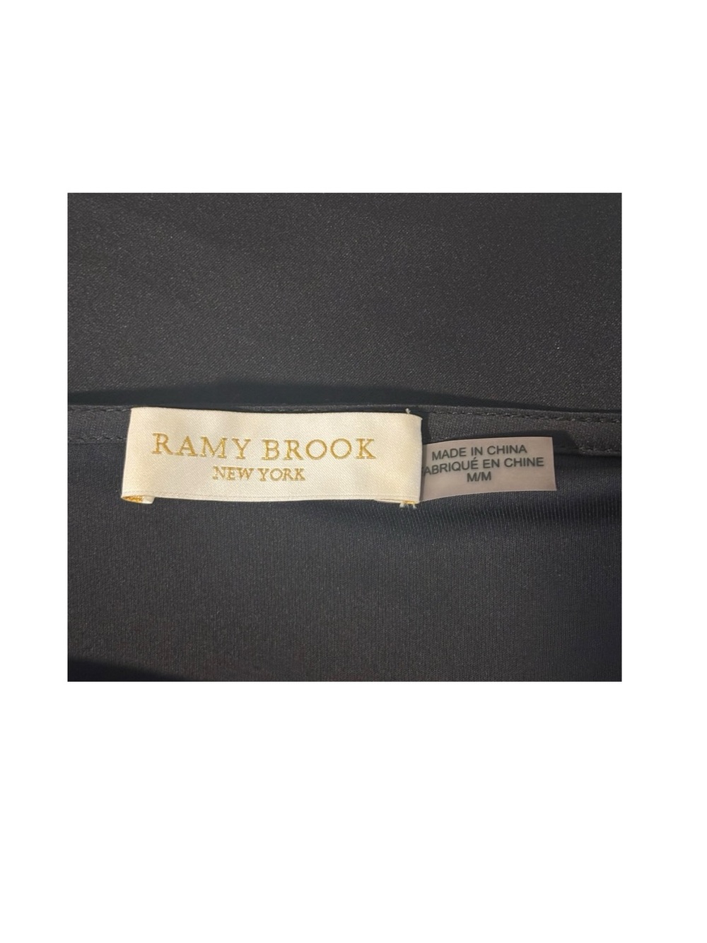 Ramy Brook Satin Cowl Neck Boxy Top - Picture 5 of 5